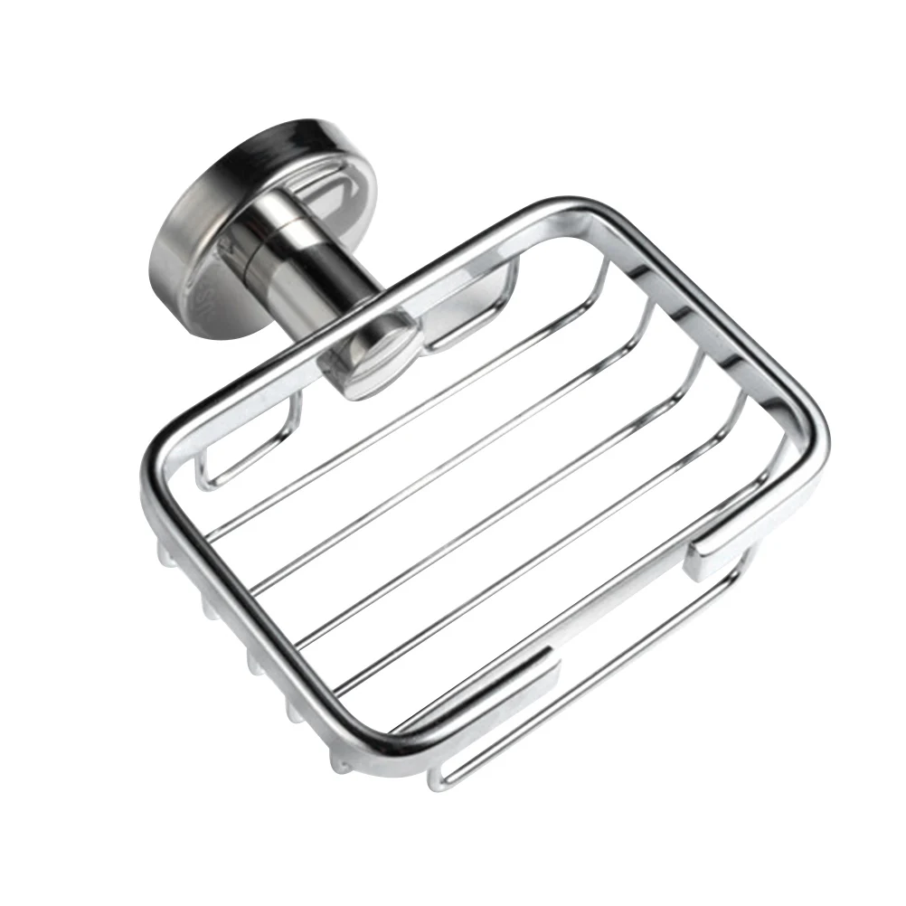 

1PC Soap Rack Hollow Durable Stainless Steel Wall Mounted Soap Holder Soap Dish Soap Shelf For Kitchen Toilet Bathroom
