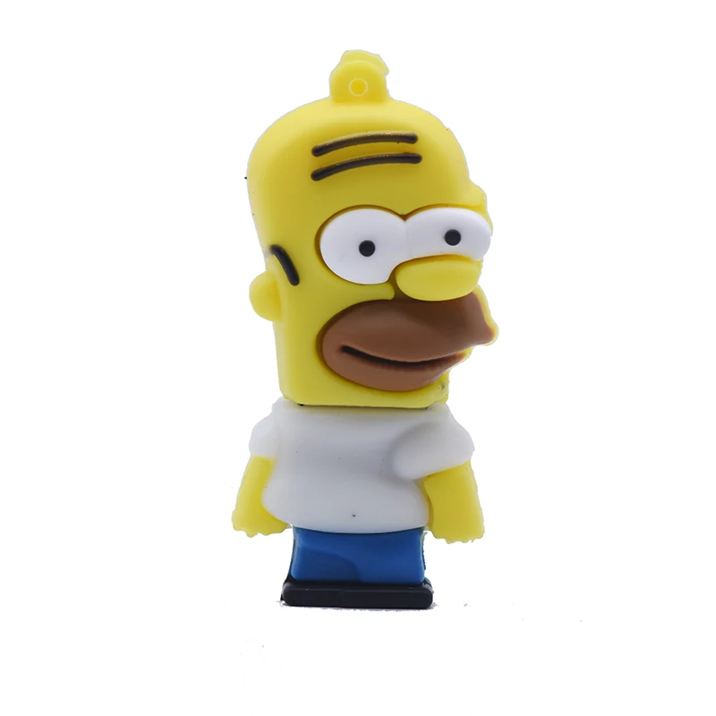 Bart Simpson мышь волк Memory Stick аниме мультфильм Симпсоны Usb Flash Drvie 32 ГБ 16 ГБ 8 ГБ 4 ГБ флеш-накопитель 64 ГБ U Stick - Цвет: M3