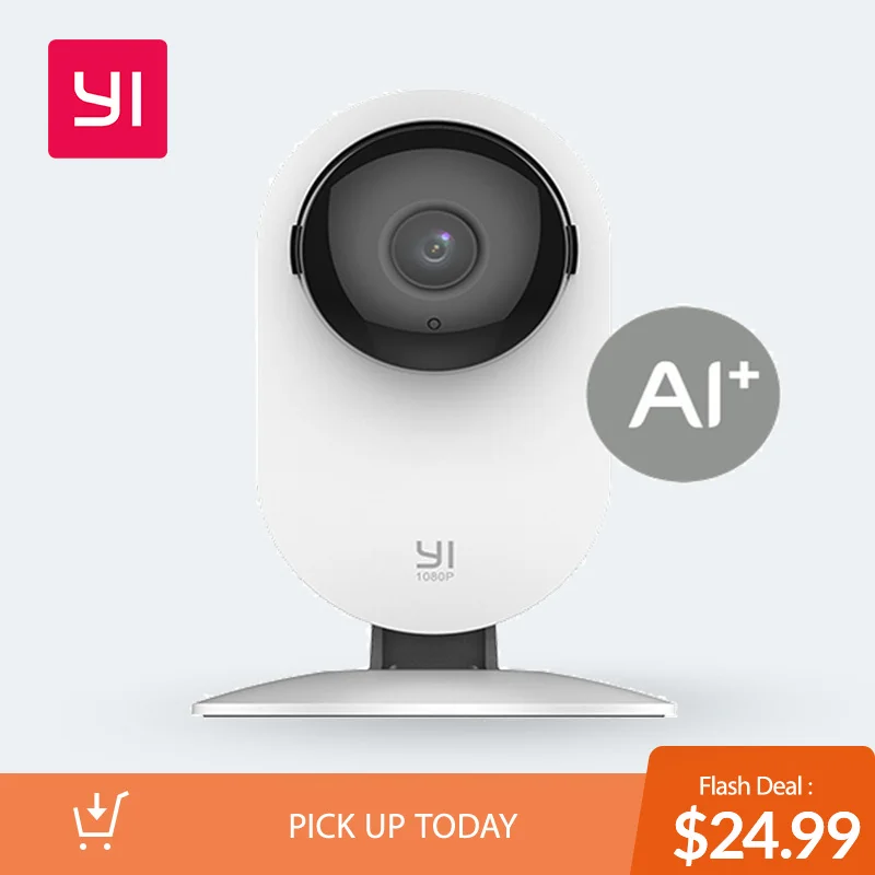 IP Камера домашнего видеонаблюдения YI Home 1080P AI+ Технология искусственного