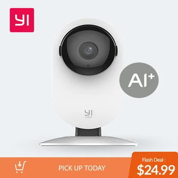 Домашняя камера YI 1080p Home Camera | Режим ночной съемки | Обнаружение движения | Двусторонняя аудиосвязь | Облачное хранилище