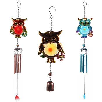 

Beautiful Owl Windchimes Room Decor Fashion Wind Chimes Outdoor Garden Porch Balcony Home Decoration Wind Bells Ornament