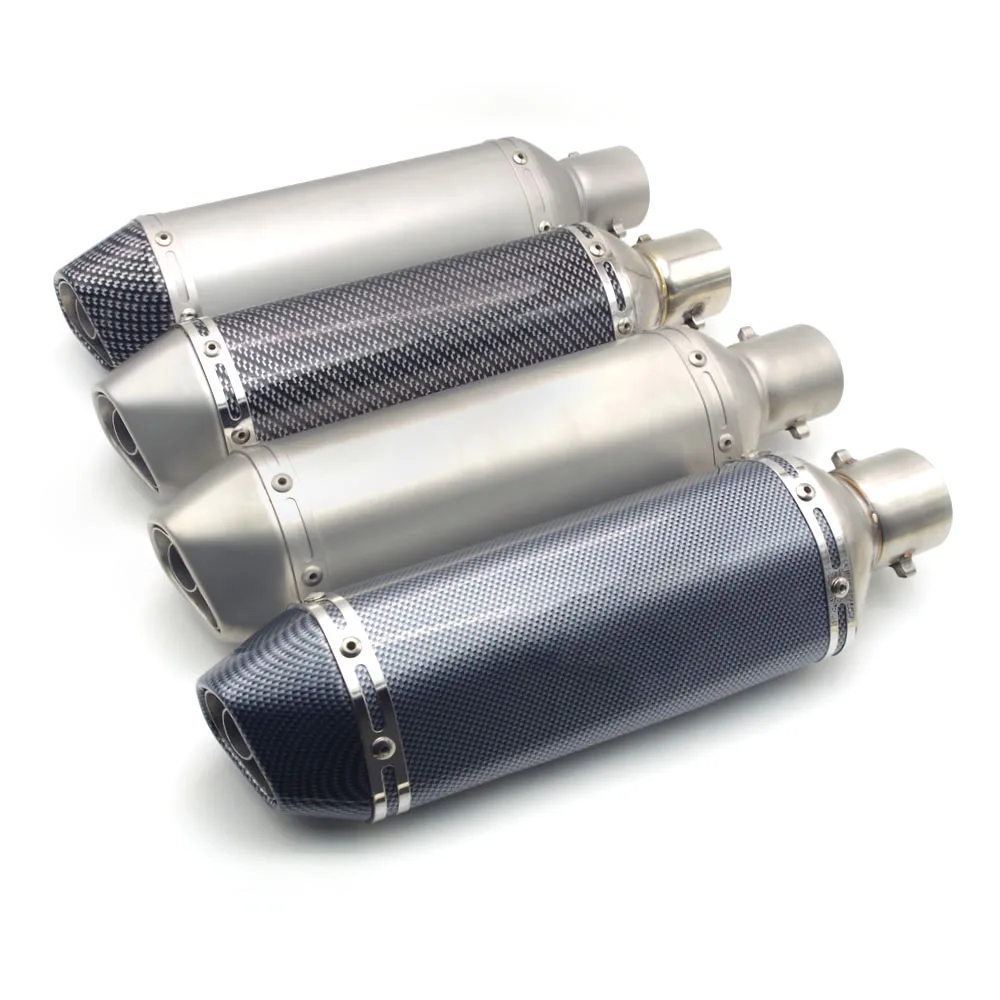 Universal motorcycle exhaust Pipe Escape moto muffler DB killer FOR honda cb500x xr 600 f800gt suzuki dr 650 yamaha cygnus 125 | Автомобили