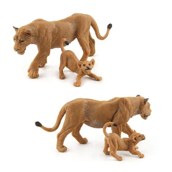 

Simulation Toys Lion Wild Animal Models Cub Figures Figurine Dolls Home Decoration Home Decor Gift For Kids