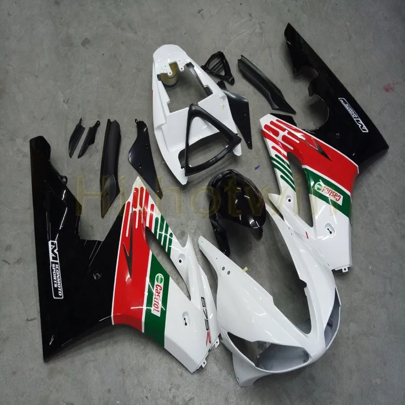 

Free Screws+Custom Injection black white Motorcycle cowl for Daytona 675 2006 2007 2008 ABS fairing M2