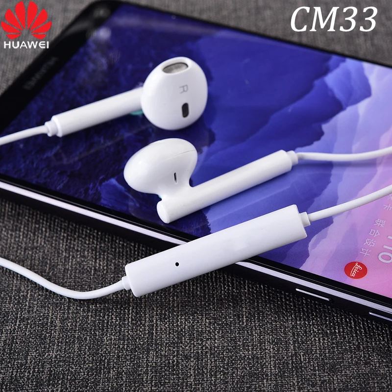 100% оригинальные наушники HUAWEI CM33 Eerbuds USB TYPE C микрофон с регулятором громкости для