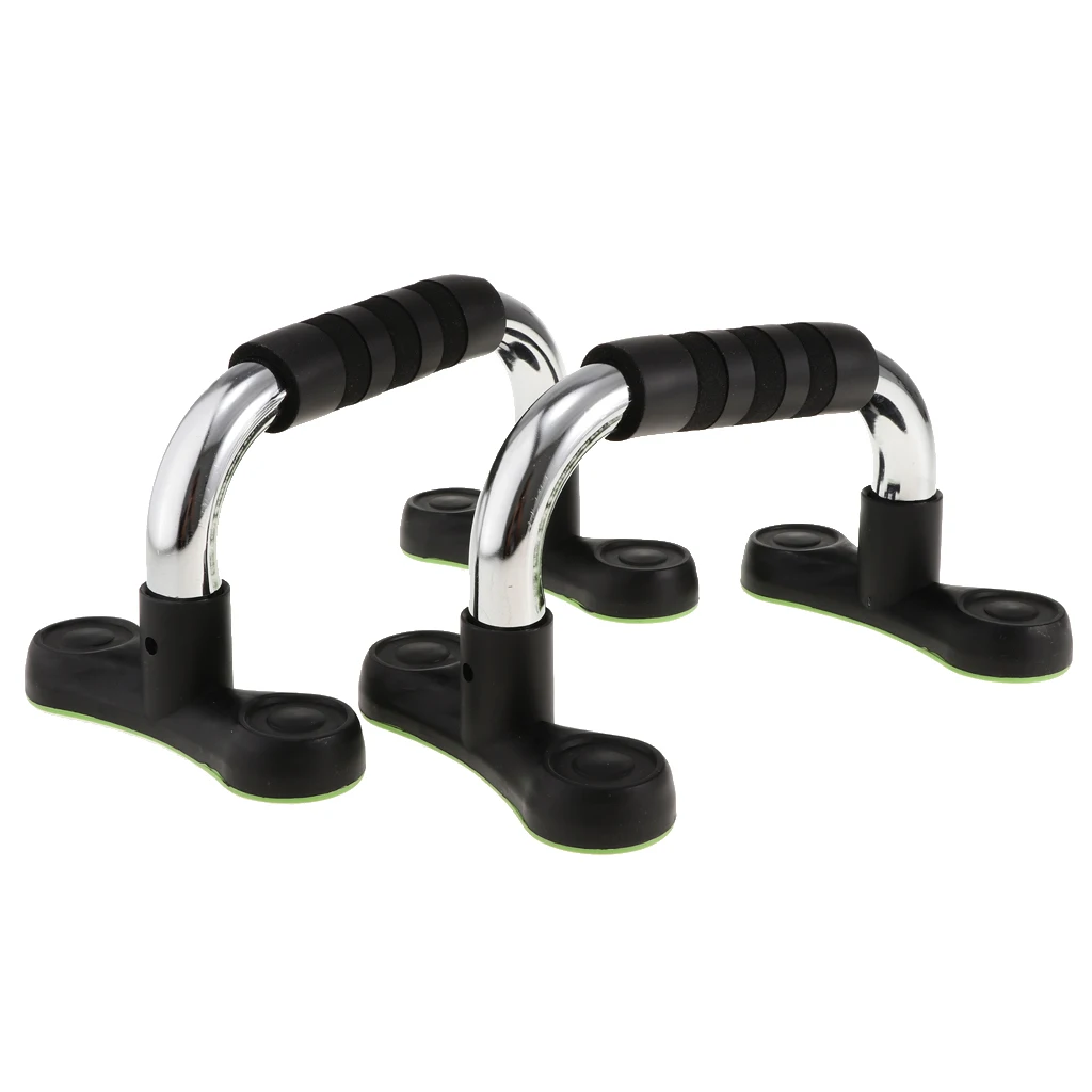 Sturdy Steel Push Up Bars Stand Handle Bodybuilding Trainer Chest & Arms Exercising Tool for Women Men