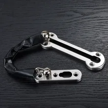 Отель для нержавеющей стали Противоугонная цепь C3 нержавеющая сталь цвет Противоугонная застежка цепь дома с скользящей противоугонной цепью Wh