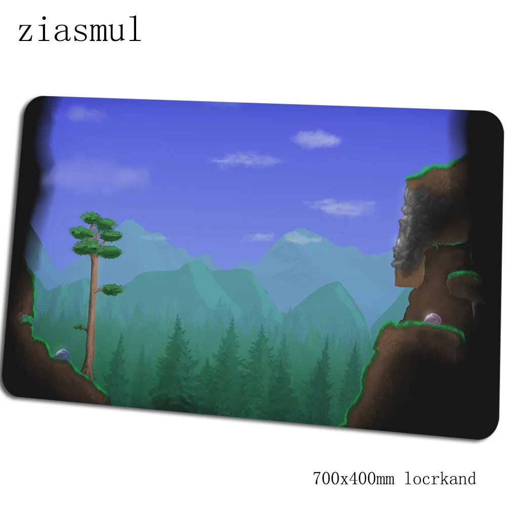 Terraria Коврик Для Мыши Компьютерный коврик 70x40 см игровой коврик большой красивый клавиатура со встроенной мышью игры ПК геймер стол - Цвет: Size 700x400x2mm