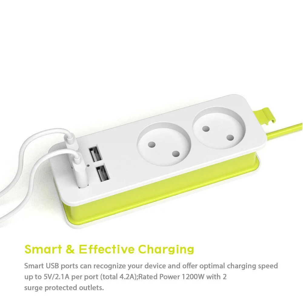Блок питания 1/2 EU Plug 1200W 250 V, кабель 1,5 m, настенная розетка портативная 4 usb-порта для мобильных телефонов для смартфонов планшетов