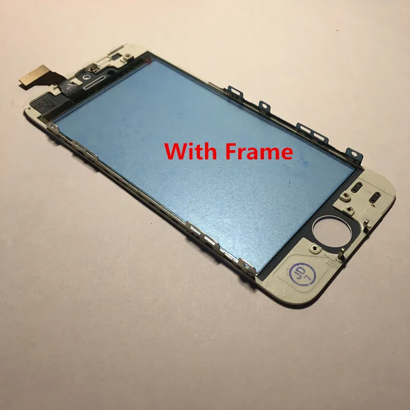 Сенсорный экран для iPhone 5S 5 сенсорный экран с рамкой без ЖК-дисплея стекло дигитайзер
