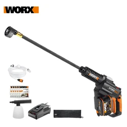 Worx 20v hydroshot wg630e.5 lavadora de carro de alta pressão sem escova grande fluxo recarregável sem fio portátil sem fio washe