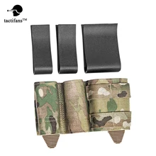 Tactical MOLLE 5.56 1+2 Side 9mm Magazine Pouch Kydex Wedge Insert KYWI Malice Strap Clip For TMC Belt Hunting Airsoft Paintball