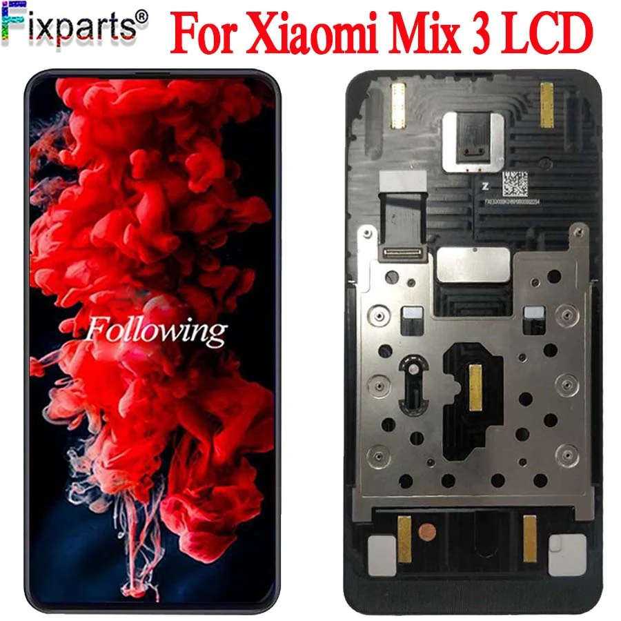 ЖК дисплей Amoled для Xiaomi Mi Mix 3 с сенсорным экраном и дигитайзером в сборе экран 6 4