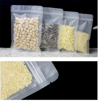 

30*40cm large thick frosted zip lock plastic bags plastic ziplock packaging bag for food plastic ziplockreclosable packing bags