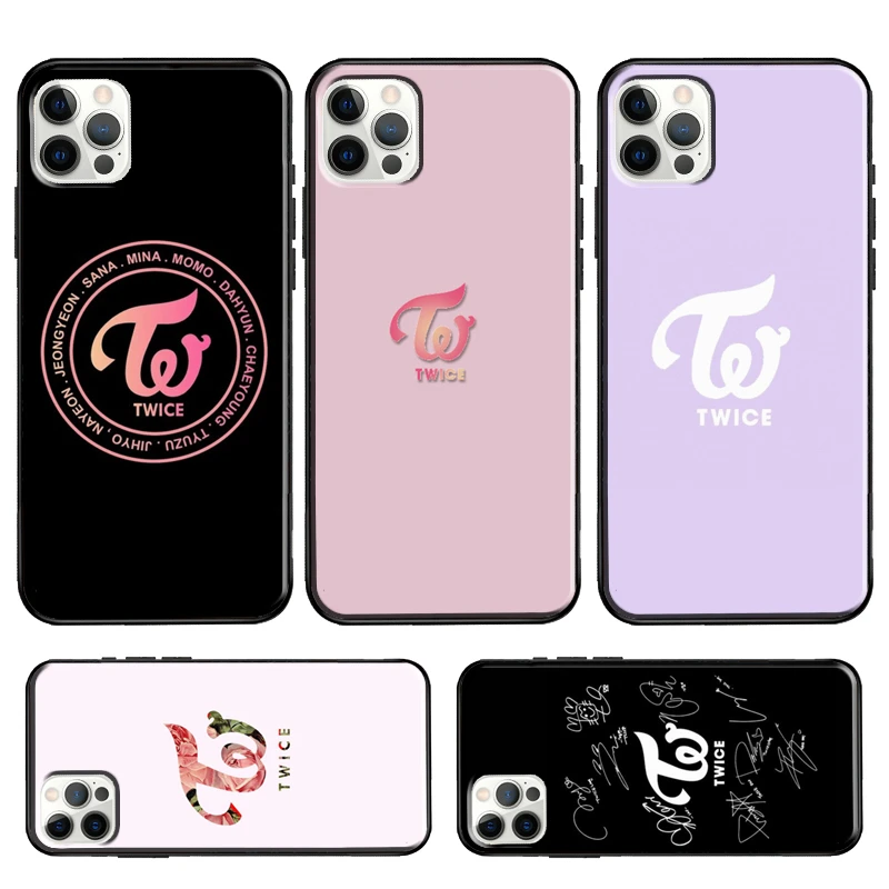 Kpop Twice Logo Case For Iphone 12 Mini 12 Pro Max Cover For Iphone 11 Pro Max Xs X Xr 7 8 Plus Se Phone Case Covers Aliexpress