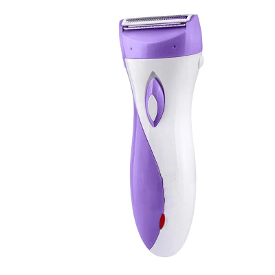Purple 110-240V для женщин S электрическая бритва Леди электрическая бритва рука нога подмышки средство для удаления волос на теле триммер аккумуляторная для Чистка для лица и тела - Цвет: Purple