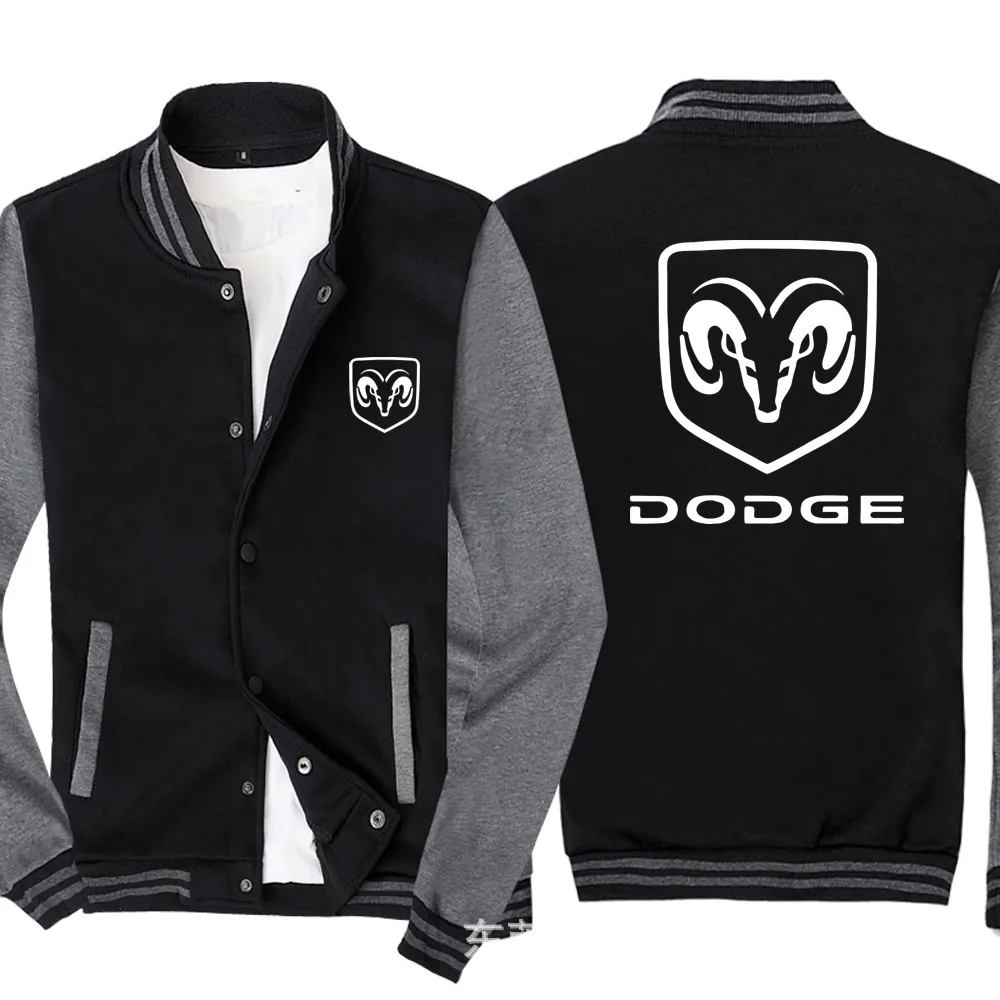 Мужская бейсбольная куртка для DODGE с логотипом, повседневные Хип-хоп толстовки Harajuku, мужская бейсбольная форма, облегающая одежда унисекс z - Цвет: as picture