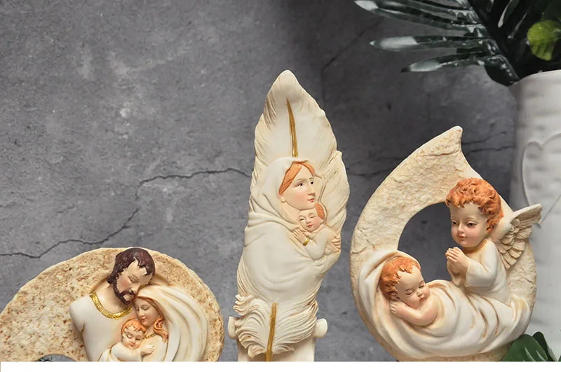 Molde из силикона PRZY формы для мастики 4 estilos 3D virgen catlica Maria jeshosus Angel resina yeso Chocolate vela caramelo molde