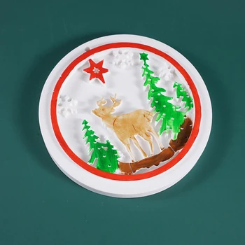 

Liquid Silicone Mold Christmas Tree Deer Snow Resin Charms Pendant Mold For DIY Decorate Making Jewelry UV Resin Jewelry