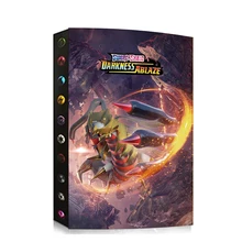 Album carte pokémon Grand Format 4, 240 pièces, boîte à cartes de collection, livre de jeu, classeur de personnages, dossier cadeau