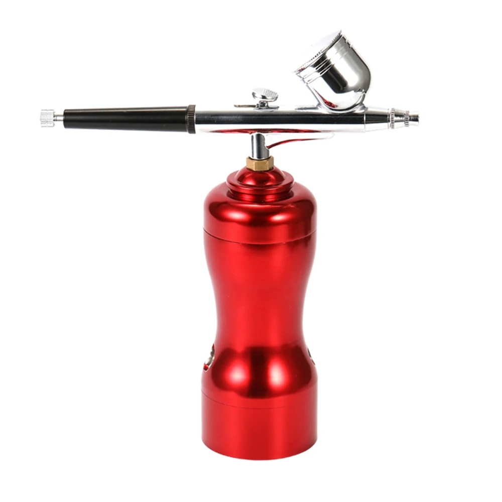 

Mini Portable Beautiful Airbrush Set Small Spray Pump Pen Set Air Compressor Kit for Art Painting Tattoo Craft Cake Spray Model