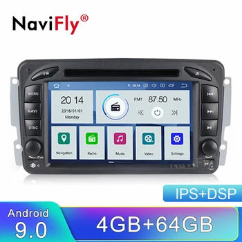 

NaviFly 2 Din Android 9 Car dvd player for Mercedes Benz C-Class W203 CLK-Class W209 C209 G-Class W463 Viano Vito Auto gps radio