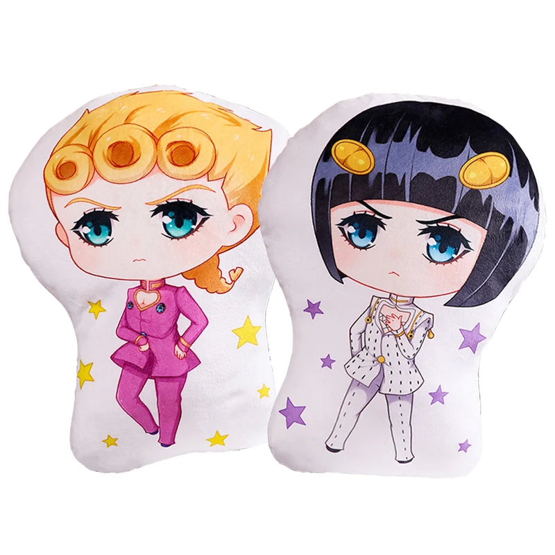 

GIOGIO Bizarre Adventure Anime Plush Toy PP Cotton Stuffed Pillow Cushion Plushie Pendant Anime Peripherals Giovanna Bruno Leone