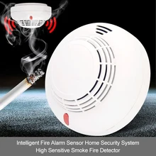 433 МГц беспроволочный детектор дыма умный датчик пожарной сигнализации домашняя система безопасности Высокочувствительный детектор дыма