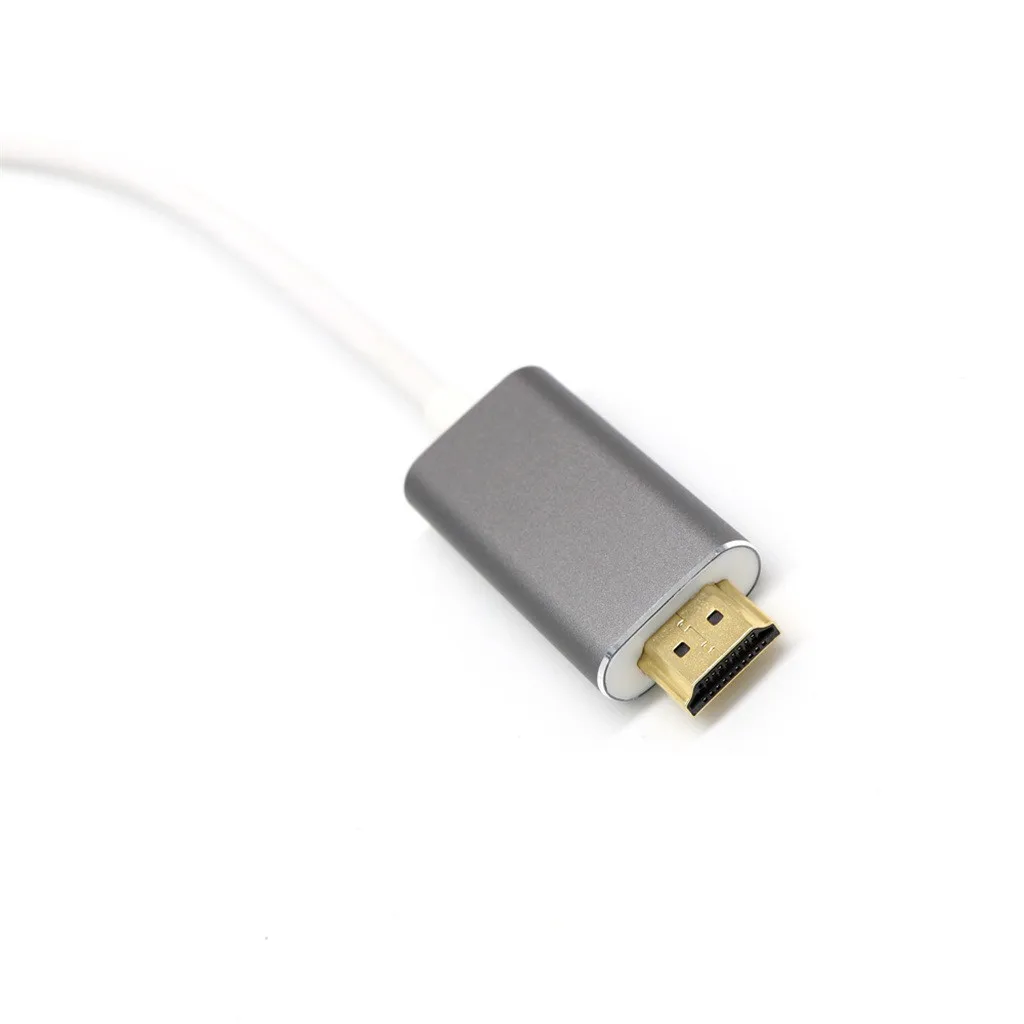 Ouhaobin HDMI кабель Тип usb C к адаптеру HDMI 4K HD видео кабель адаптер конвертер для ноутбука для samsung Galaxy S10 S9 HDMI кабель