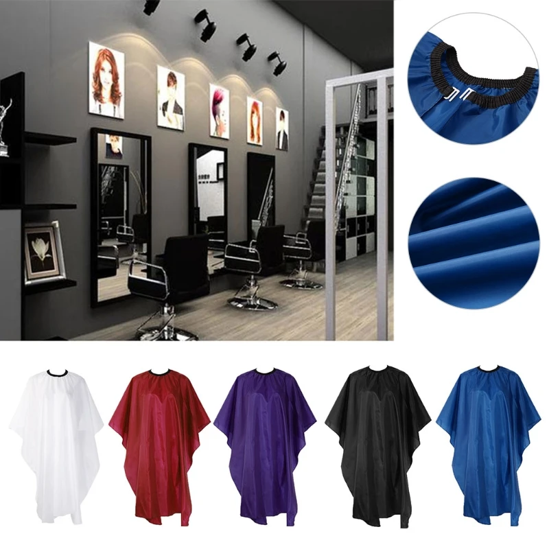 Nylon Hairdressing Cloth Cut Cape Haircutting Waterproof Hair Styling Cap Salon D2TA