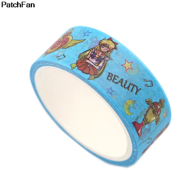 Patchfan Сейлор Мун Декорации для косплея 90s DIY Скрапбукинг дети клей васи Маскировочная Лента Печатный шаблон стикер A2387