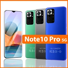 Smartphone Note 10 Pro, Version globale, 6.7 pouces, caméra Quad 48mp, téléphone portable 