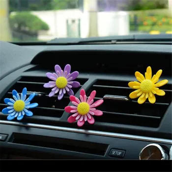 

1pcs Romantic Flower Air Freshener with Clip Car Styling Perfume For Air Condition Vent Outlet Interior Accessorie Air Freshener