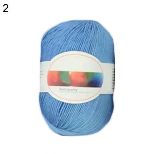 180 м цветная пряжа для вязания, шерстяная пряжа, пряжа для вязания крючком, пряжа для вязания шарфов, перчаток, кукол, ручное вязание, пряжа для шитья - Цвет: 02
