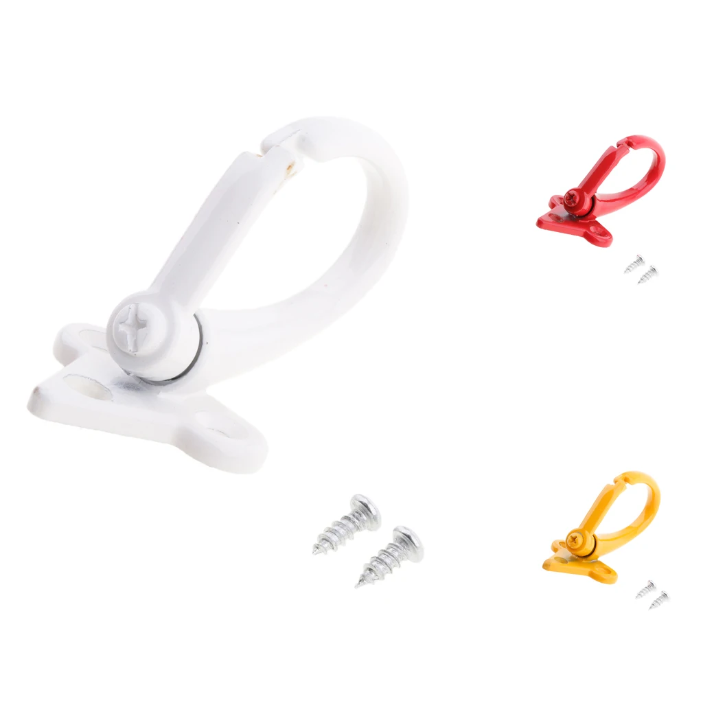 Universal Motorcycle Scooter Luggage Helmet Bag Carry Hanger Hook Accessories Aluminum Alloy 8x4cm