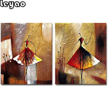 

full square/round drill 5d diy diamond painting romantic abstract ballet embroidery cross Stitch diamond mosaic home decor