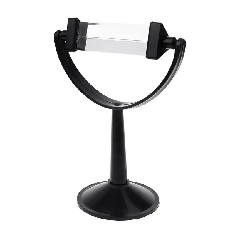 

Optical Glass Triple Triangular Prism with Stand for Physics Light Spectrum Teaching