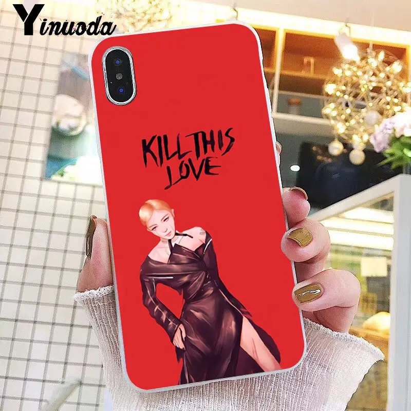 Yinuoda Blackpink kill this love KPOP Coque Shell чехол для телефона iPhone 8 7 6S Plus X XS MAX 5 5S SE XR 10 чехол 11 pro max - Цвет: A12