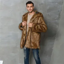 Lanshifei зимнее мужское меховое пальто для мужчин s меховое пальто с капюшоном меховая парка негабаритное мужское меховое пальто теплая куртка с капюшоном из искусственного меха для мужчин