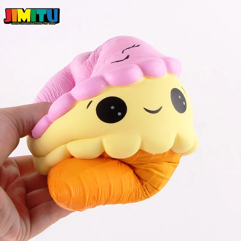 JIMITU Sunny squishied конус для мороженого Jumbo 22 см медленно поднимающийся с упаковочной коллекцией подарок мягкая игрушка