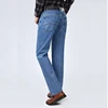 New Men's 100% Cotton Jeans High Waist Straight Classic Blue Jeans Men Autumn Casual Denim Pants Quality Soft Men Jean Overalls ► Photo 2/6