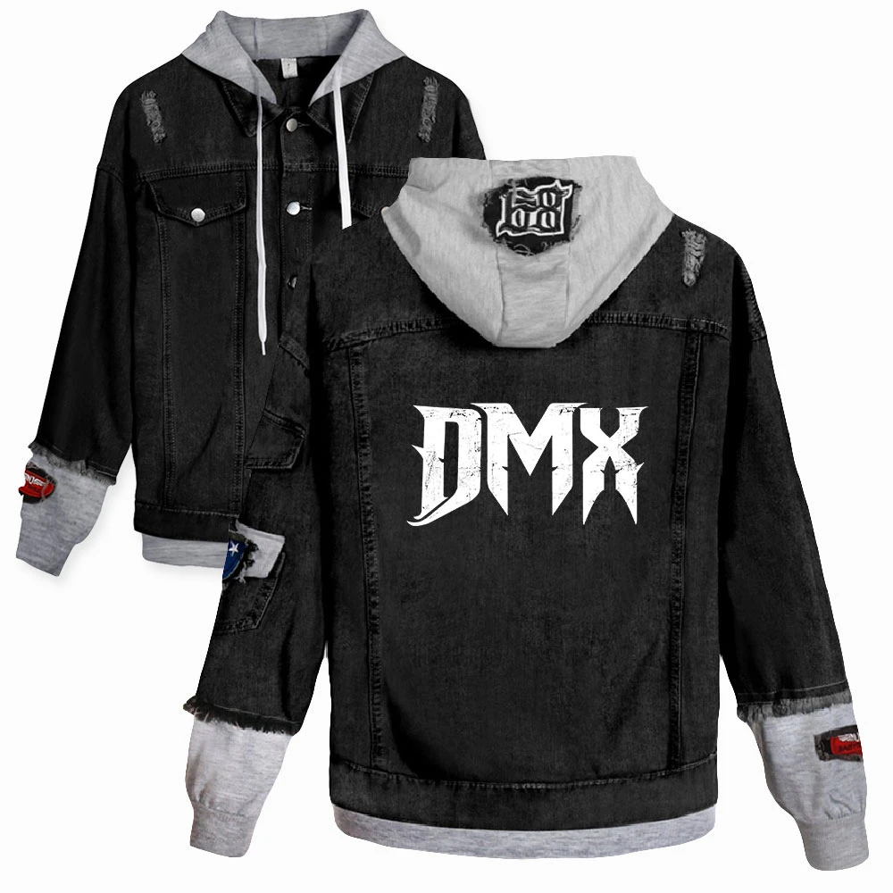 21 Ripラッパーdmxデニムジャケットメンズファッションストリートトップス春ジーンズ女性ジャケット原宿ヒップホップデニムの服の女性 Hoodies Sweatshirts Aliexpress