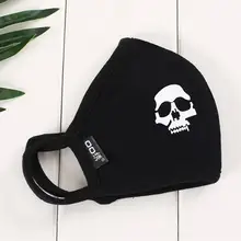 Новинка Хэллоуин Ночная Легкая Маска 6 шт. индивидуальная хлопковая маска осень-зима холодная теплая дышащая модная пара Пылезащитная маска