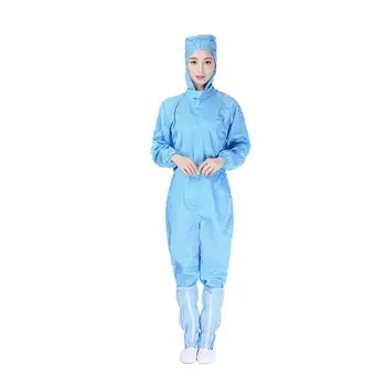 

Prevention Isolation Clothing Anti-static Full Body Protective Clothing One-piece Hooded Coat Dustproof Clothes Without Shoes