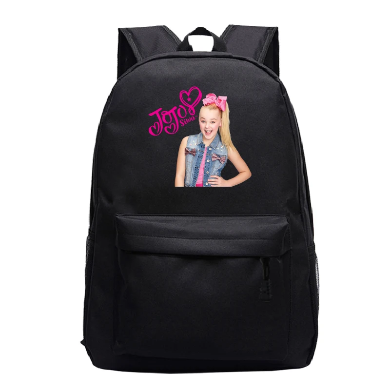 Высококачественный Повседневный Рюкзак Jojo Siwa Blackpink студенческие повседневные сумки для рюкзаков для подростков красивый мужской женский туристический рюкзак - Цвет: 1