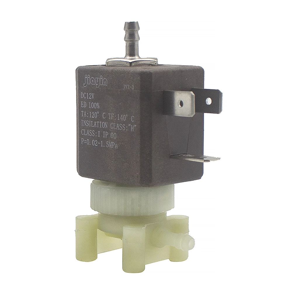 Jiayin JYZ 3F4 P N/C 2/3 Way DC 12V Cannula кофеварки Паровая вода двунаправленная катушка потока