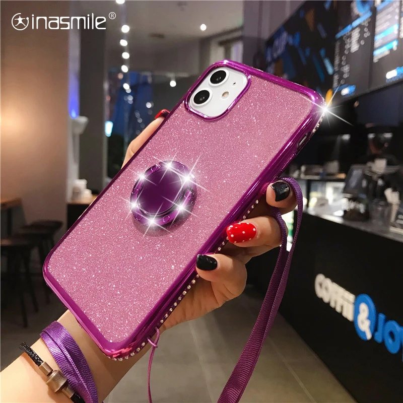 

Stylish and Nice Bling case For iphone 7 8 plus 6 6s plus funda phone Case For iphone X Xs max XR 11 pro max cover cases