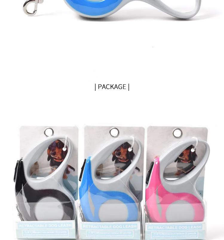 3M/5M Durable Premium Dog Leash Automatic Pet Leads Retractable Dog Lead Extending Walking Leads Traction Rope Belt Pet Leash