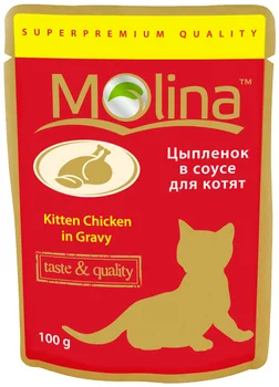 

MOLINA MOLINA for kittens with chicken sauce 100g