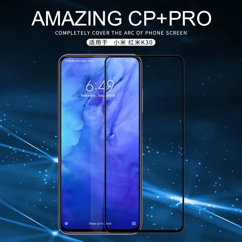 Полное покрытие из закаленного стекла для Xiaomi Redmi K30 защита экрана NILLKIN CP+ PRO Анти-взрыв Защитная пленка для Redmi K30 K20